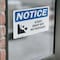 Signmission Steep Drop Off No Passage Sign With Symbol, 10 in W x Rectangle, Vinyl Decal OS-2PACK-NS-D-710-L-18455 - alternate 6